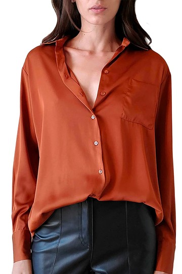 Женская рубашка коричневая "Флоран"